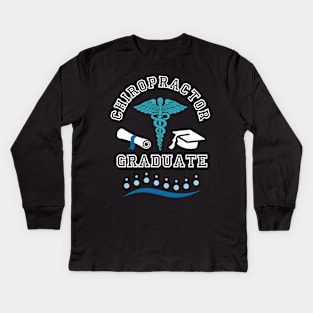 Chiropractor Graduation Gift Kids Long Sleeve T-Shirt